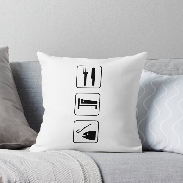 Item preview, Eat, Sleep, Fish designed and sold by Mount-Molehill.