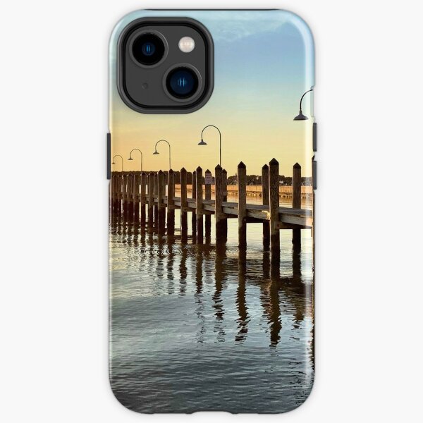 Rehoboth Beach Dock with Sunset iPhone Tough Case