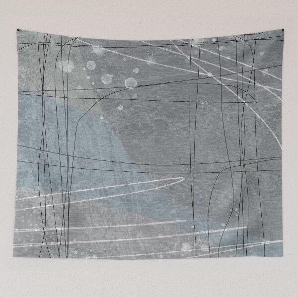 Item preview, Abstract in Gray Green 1 designed and sold by StudioArtNew.