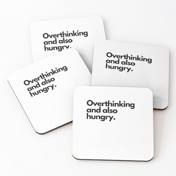 Item preview, Overthinking And Also Hungry designed and sold by chulitad.