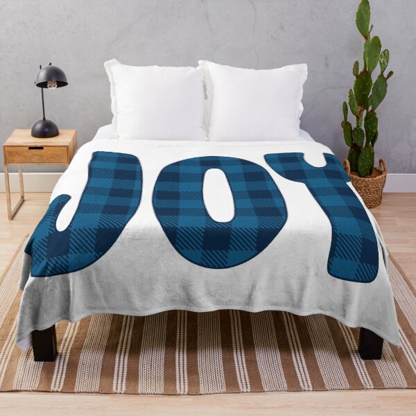 Item preview, Blue Plaid Joy designed and sold by Alaskandreamer.