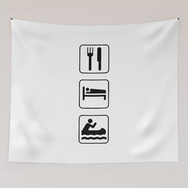 Item preview, Eat, Sleep, Kayak designed and sold by Mount-Molehill.