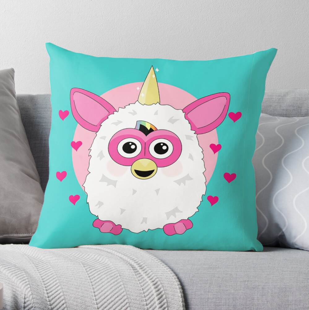 90s Furby Unicorn Toy Mini Art Print by Art by Ashli Pizazz