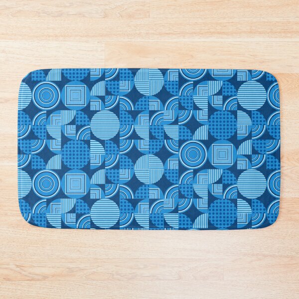 Item preview, Geometric Blue Cycle, Geometric Lover designed and sold by OB-Store.