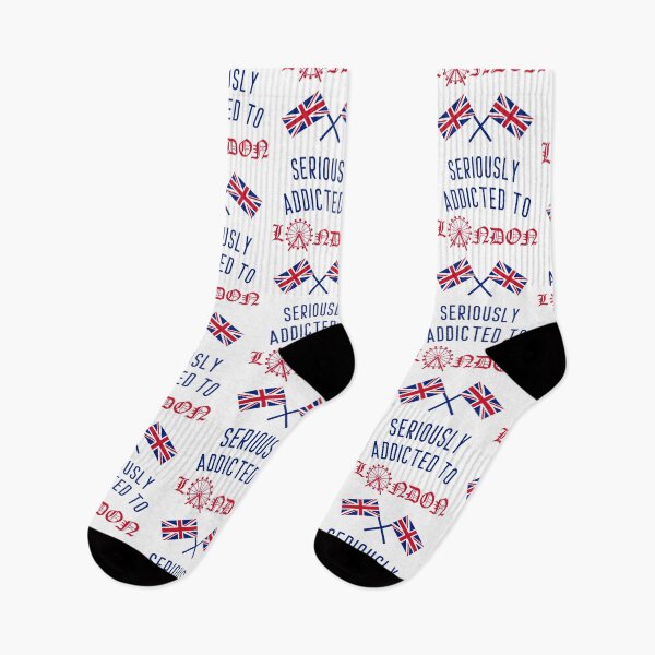 Item preview, Seriously Addicted To London Union Jack designed and sold by WhimsicaliTee.