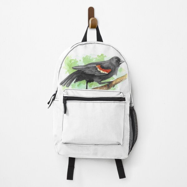 Item preview, Watercolor Red-Winged Blackbird designed and sold by BlackGoatPrints.