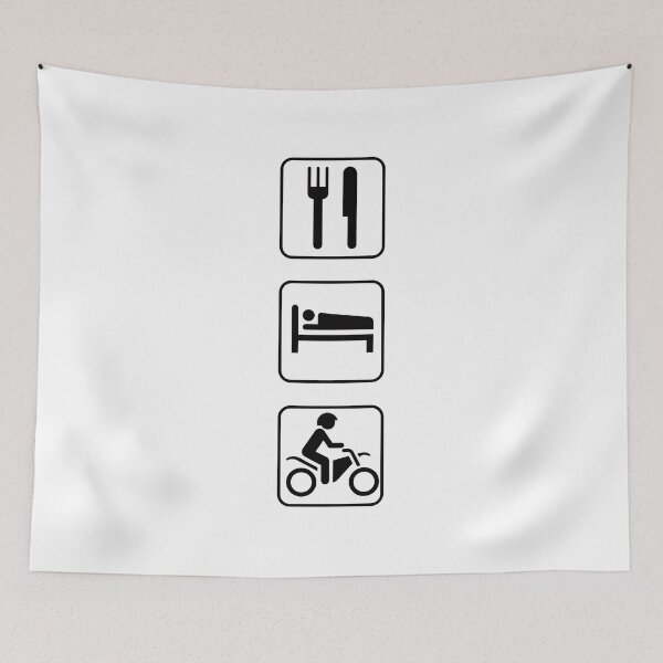 Item preview, Eat, Sleep, Ride designed and sold by Mount-Molehill.