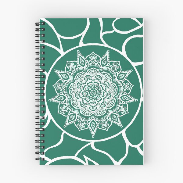 Item preview, Forest Green Intricate Lace Mandala designed and sold by inkyclovers.