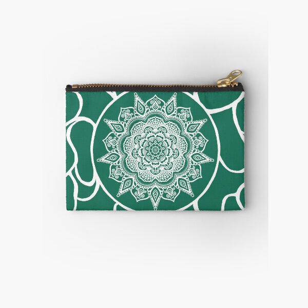 Item preview, Forest Green Intricate Lace Mandala designed and sold by inkyclovers.