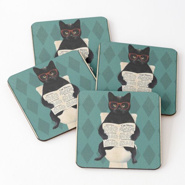 Item preview, Black Cat Toilet I Do What I Want News Paper designed and sold by gilf blizt.