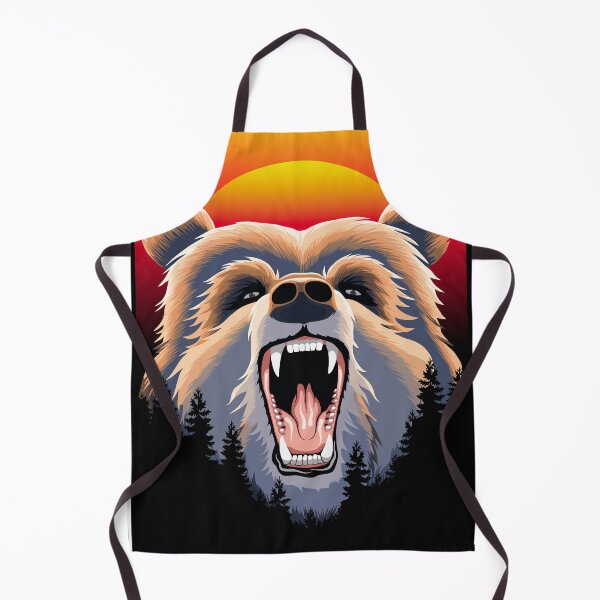 Item preview, Roaring Grizzly Bear Face designed and sold by TMBTM.