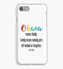 Vinilo o funda para iPhone Ohana-Lilo y Stitch