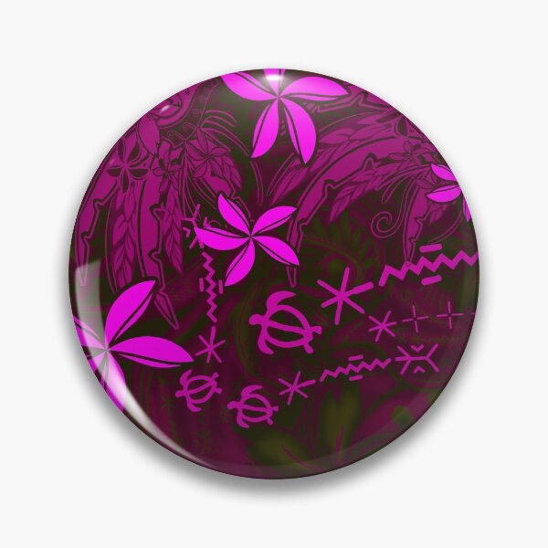 Item preview, Hawaiian - Samoan - Polynesian Tribal Floral Print designed and sold by sunnthreads.