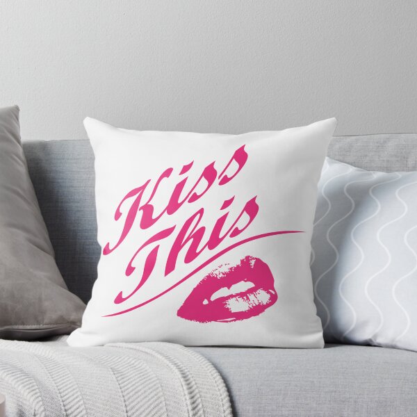 Item preview, Kiss This Pillow designed and sold by ImageNation.