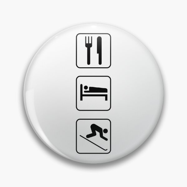 Item preview, Eat, Sleep, Ski designed and sold by Mount-Molehill.