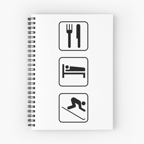 Item preview, Eat, Sleep, Ski designed and sold by Mount-Molehill.