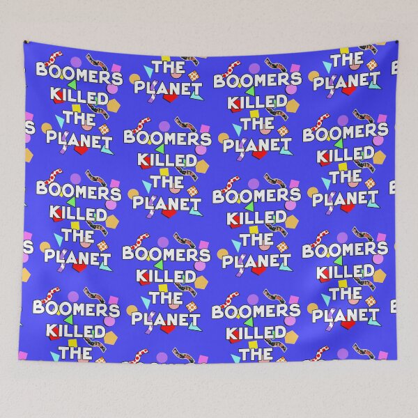 Item preview, Boomers killed the planet save the environment  designed and sold by Captain-Jackson.