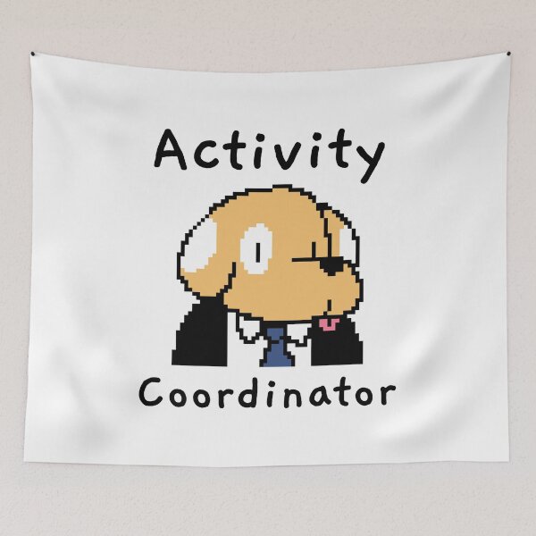 Item preview, Activity Coordinator Pixel Dog designed and sold by Dopnex.