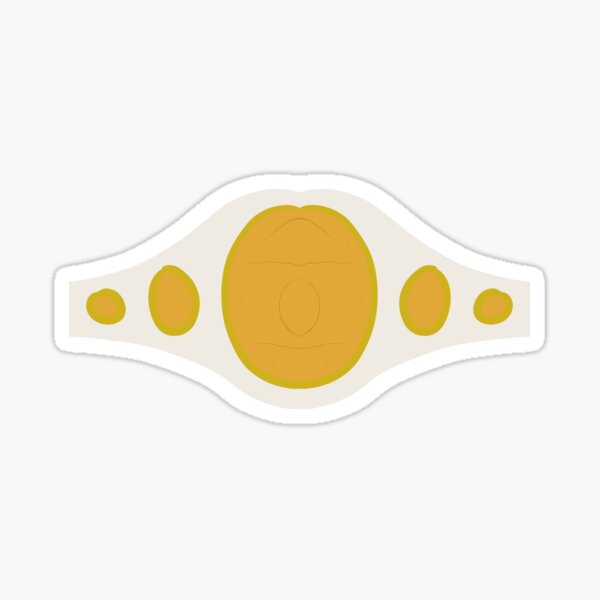 Item preview, White gold wrestling belt designed and sold by animouths.