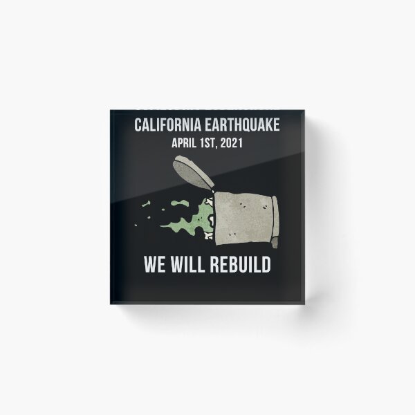 Item preview, We Will Rebuild L.A. Earthquake Parody designed and sold by IntegrityDesign.