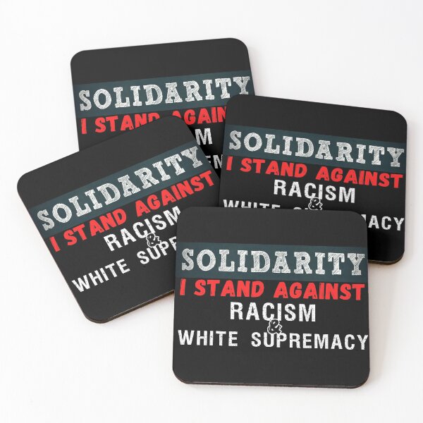 Item preview, I stand against racism and white supremacy #solidarity designed and sold by Try-It.