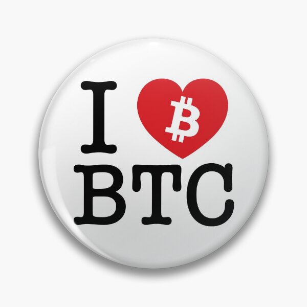 Item preview, I Love Bitcoin Btc Cryptocurrency designed and sold by JustLivinLife.