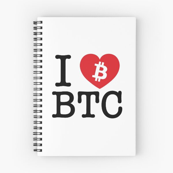 Item preview, I Love Bitcoin Btc Cryptocurrency designed and sold by JustLivinLife.