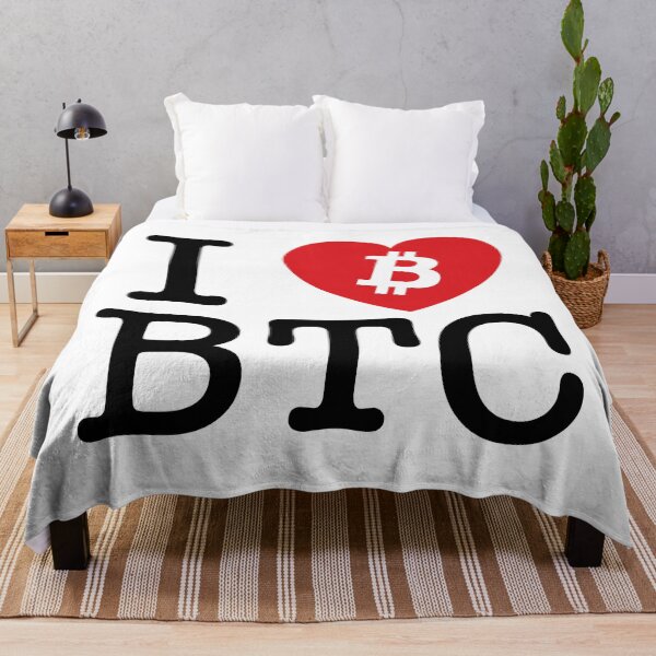 Item preview, I Love Bitcoin Btc Cryptocurrency designed and sold by JustLivinLife.