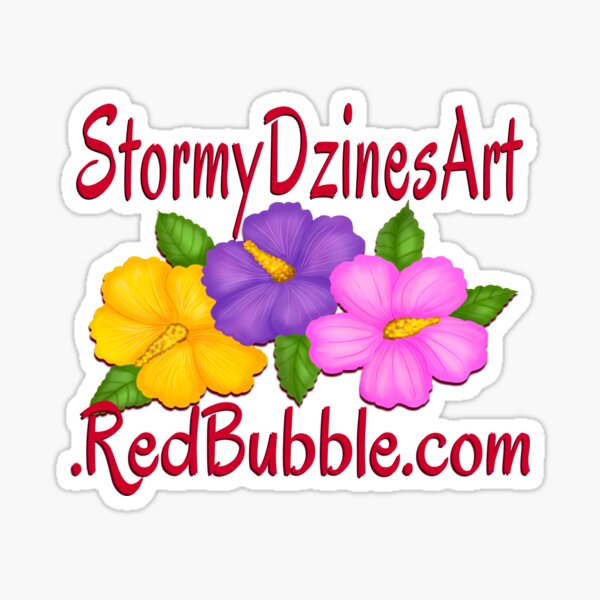 StormyDzines Art Advert Sticker