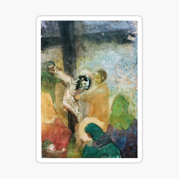 Station 13: Removing Jesus from the Cross Sticker