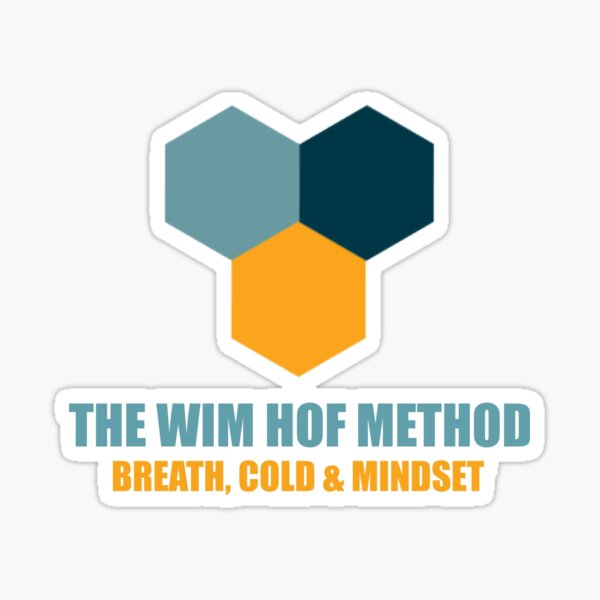 The Wim Hof Method Breathing Technique Sticker