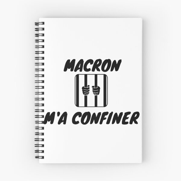 Item preview, Macron confined me (er) - White background designed and sold by ThinkHum.