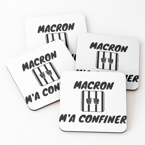 Item preview, Macron confined me (er) - White background designed and sold by ThinkHum.
