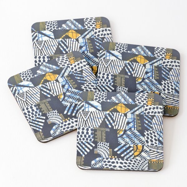 Item preview, African Fabric Collage Art Patterns [#23] designed and sold by AfriStyleUK.