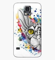 Watercolor Sphynx Cat Case/Skin for Samsung Galaxy