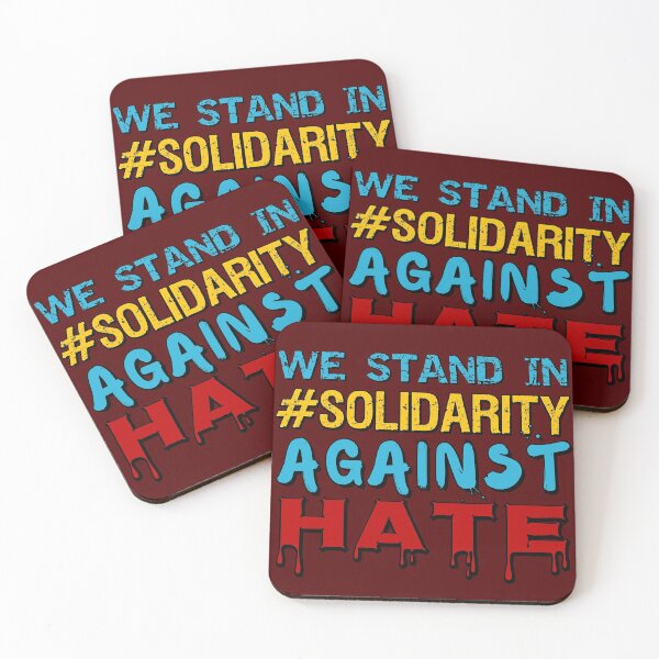 Item preview, We stand in #solidarity against racism and hate designed and sold by Try-It.