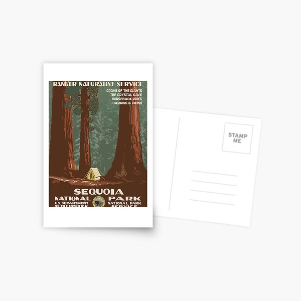 Item preview, Sequoia National Park Postcard designed and sold by xostarboyxo.