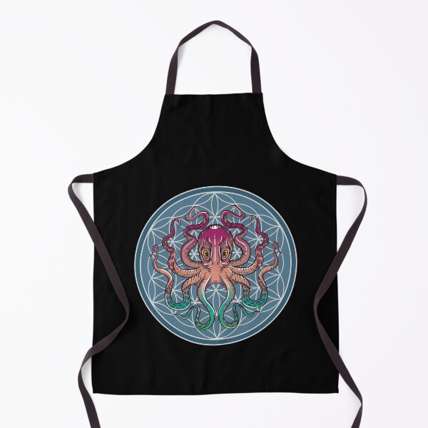 Item preview, Octopus Kraken colorful flower of life designed and sold by FalkDania.