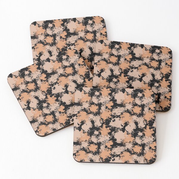 Item preview, Black cream orange gold marble designed and sold by Kimmygowland.