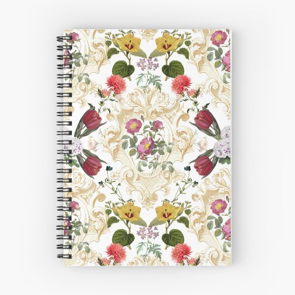 Item preview, Floral Rococo No. 1 white designed and sold by Emma Kunz.