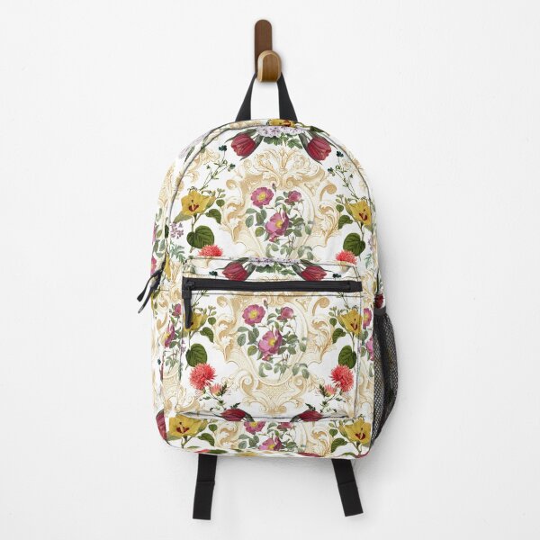 Item preview, Floral Rococo No. 1 white designed and sold by Emma Kunz.