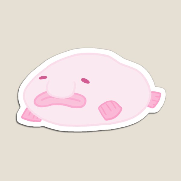 Blobfish Blob Face Sea Animal Pink Gift Idea - Blobfish - Magnet
