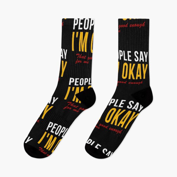 Item preview, people say i'm okay designed and sold by Gnfree.