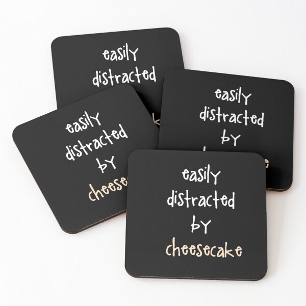 Item preview, Easily distracted by cheesecake designed and sold by ThemindofTee.