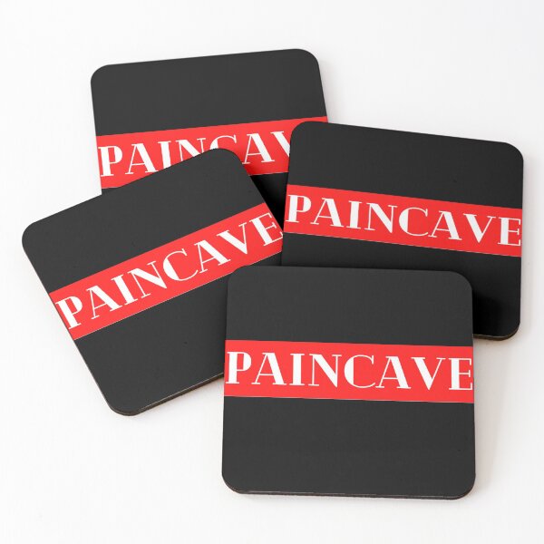 Item preview, White on Red Classical PainCave designed and sold by Sonatablue.