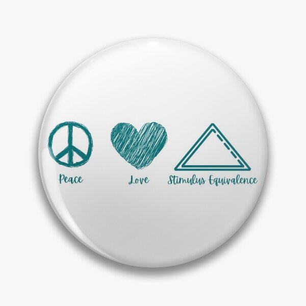 Item preview, Peace, Love and Stimulus Equivalence designed and sold by Srishti Jain.