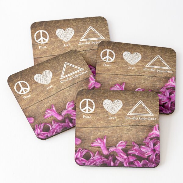 Item preview, Peace, Love and Stimulus Equivalence designed and sold by Srishti Jain.