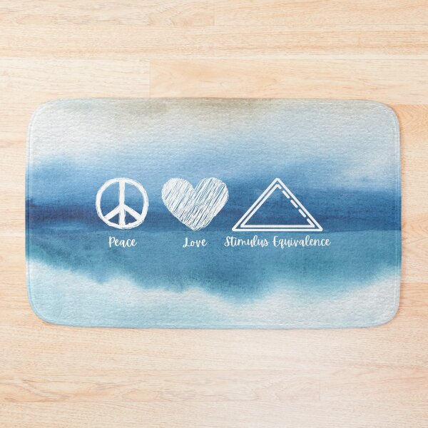 Item preview, Peace, Love and Stimulus Equivalence designed and sold by Srishti Jain.