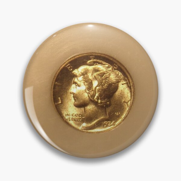 Artikelvorschau, 1934 D Mercury Dime entworfen und verkauft von coinsxcrochet.