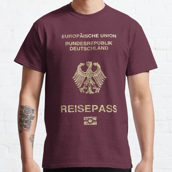 German Passport Vintage Classic T-Shirt